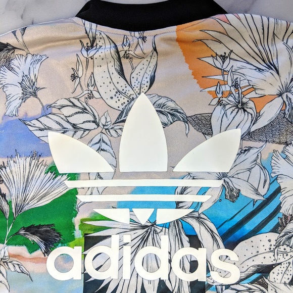 NWOT Adidas Originals X Farm Printed Track Jacket - Picture 4 of 8